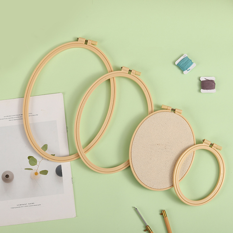 Embroidery Hoop Plastic - 1 adet DIY Needlecraft Çapraz Dikiş