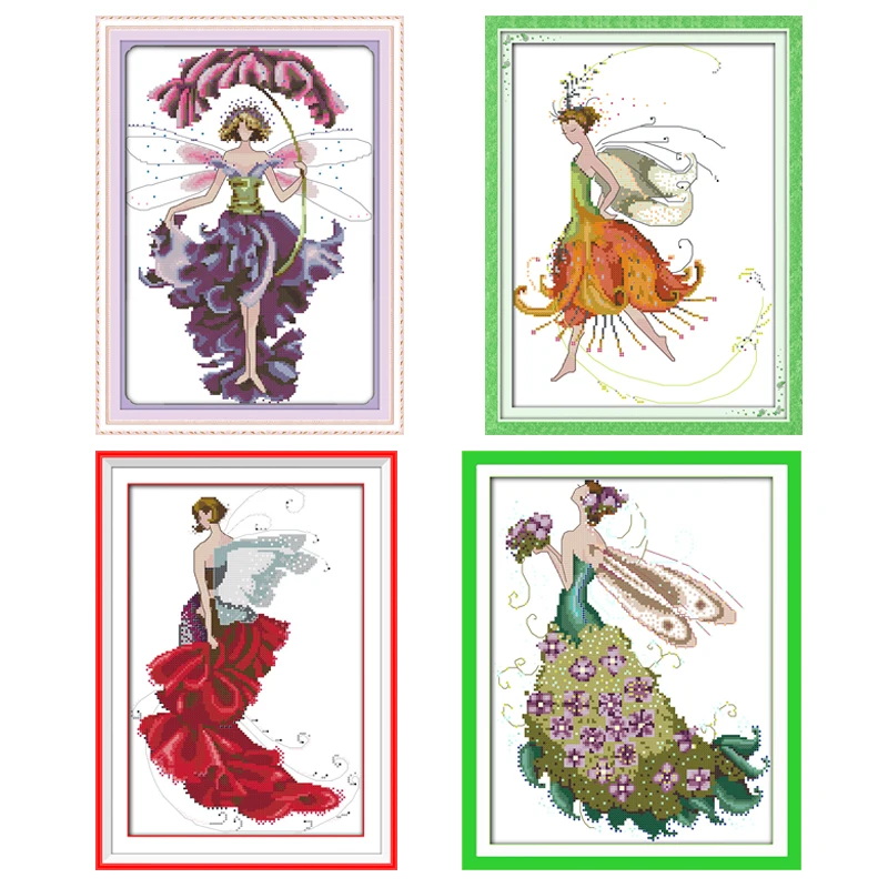 Embroidery X Pattern - Sevinç pazar çapraz dikiş kitleri Aida