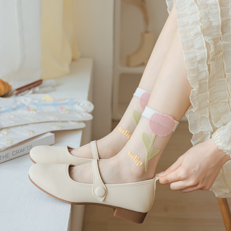 Yaz Ultra-ince Şeffaf Kristal  - Embroidery On Socks incelemesi ve fiyatı