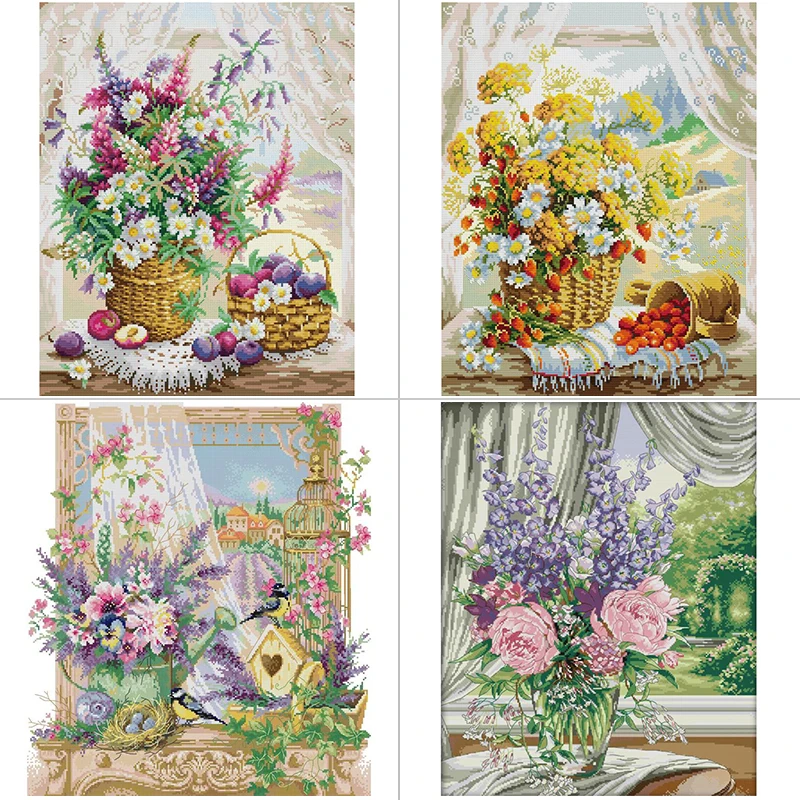 Pencere Eşiği Çiçek Sepeti Çiç - Embroidery X Pattern incelemesi ve fiyatı