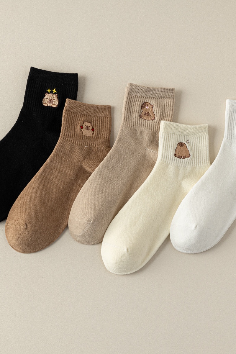 Sevimli Kapibara Nakışlı Kadın - Embroidery On Socks incelemesi ve fiyatı