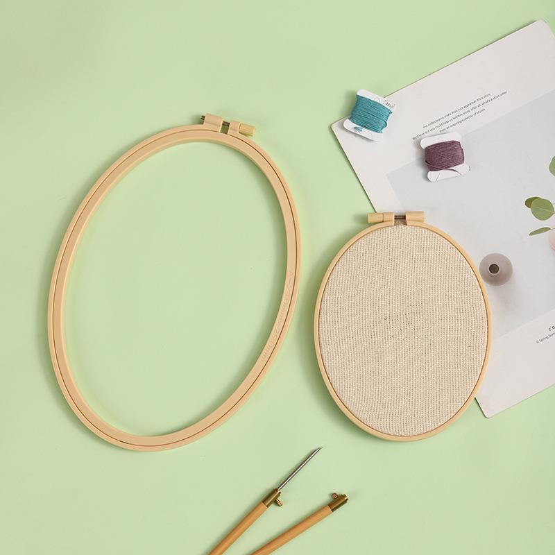 Taklit bambu plastik Oval ahşa - Embroidery Hoop Plastic incelemesi ve fiyatı