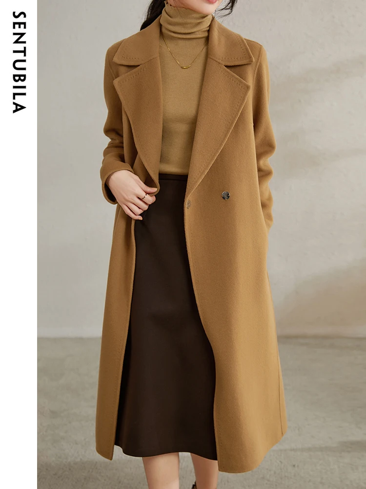 SENTUBILA 100% yün Wrap Coat 2 - Felt Sheet Wool incelemesi ve fiyatı