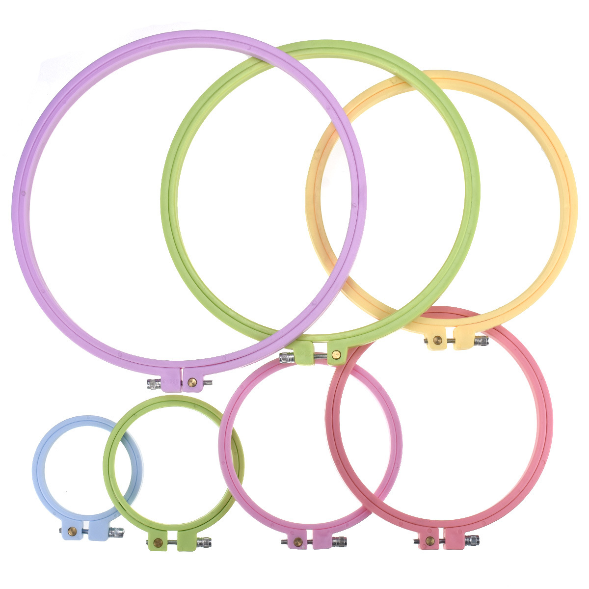 1/7 adet 7-25 cm Plastik Nakış - Embroidery Hoop Plastic incelemesi ve fiyatı