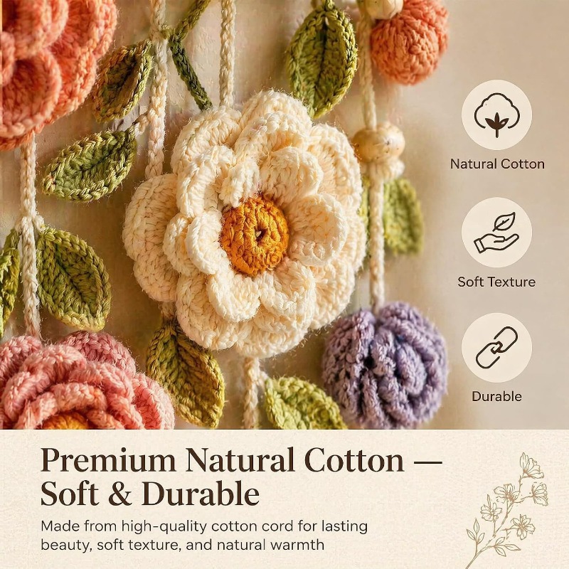 Yeni Boho El Yapımı Pamuklu Çi - Linen Fabric Natural incelemesi ve fiyatı