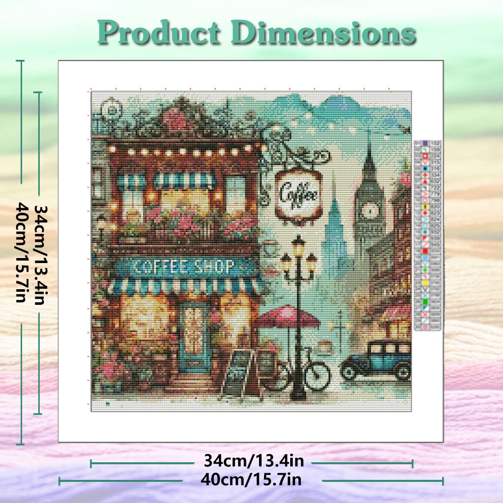 DIY Çapraz Dikiş Kahve Dükkanı - Embroidery X Pattern incelemesi ve fiyatı