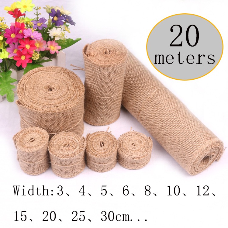 5-30 CM Doğal Jüt Keten Kumaş  - Linen Fabric Natural incelemesi ve fiyatı