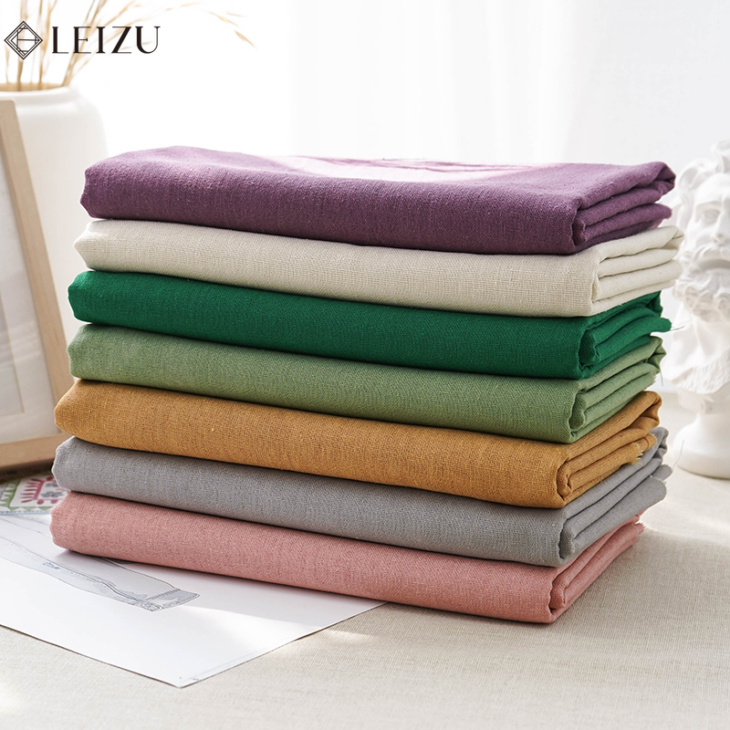 0.5/1/2 Yard Düz Renk Pamuk Ke - Linen Fabric Natural incelemesi ve fiyatı