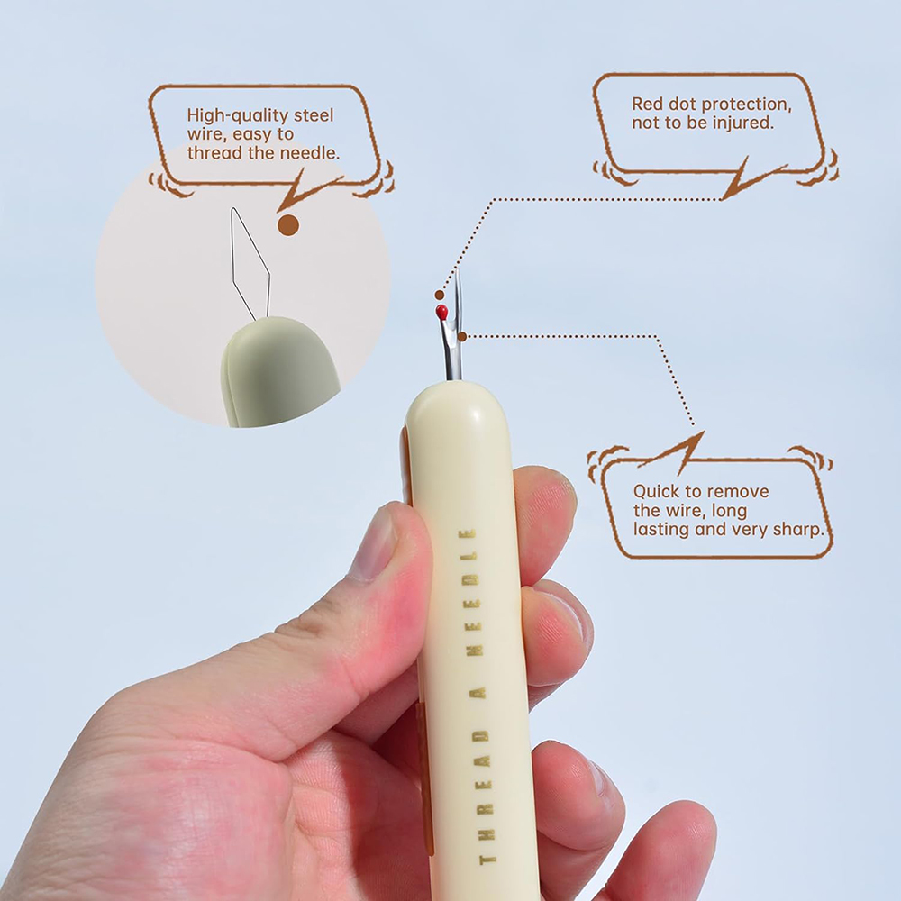 2 in 1 iğne Threader dikiş Rip - Embroidery Removal Tool incelemesi ve fiyatı