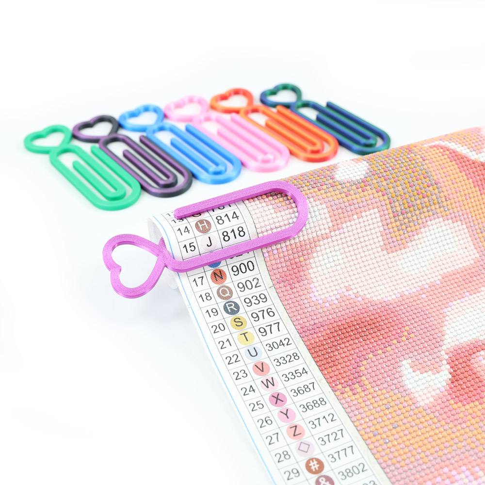 2 adet Elmas Boyama Tuval Klip - Embroidery Hoop Plastic incelemesi ve fiyatı
