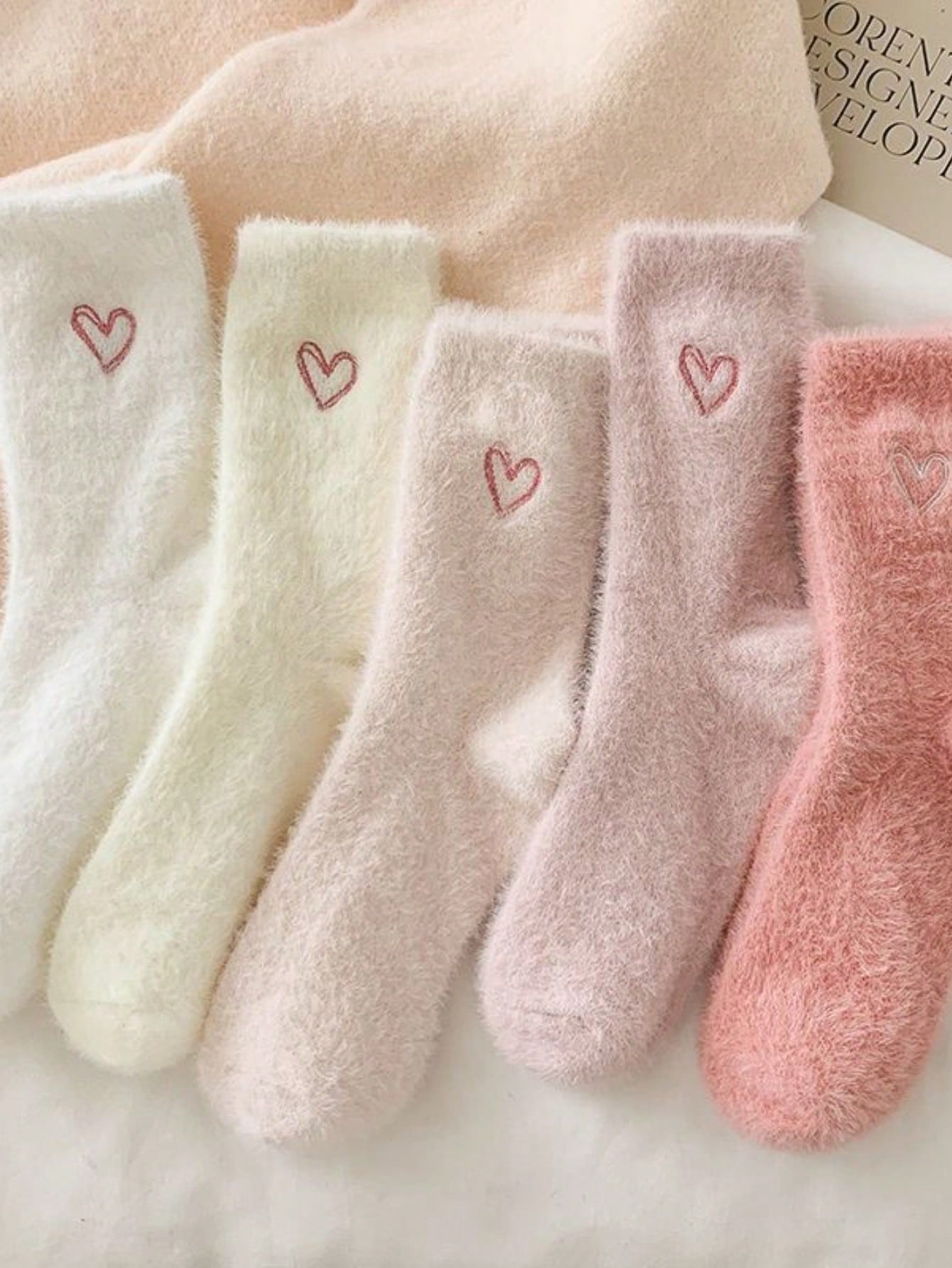 5 çift kadın kalınlaşmış vizon - Embroidery On Socks incelemesi ve fiyatı