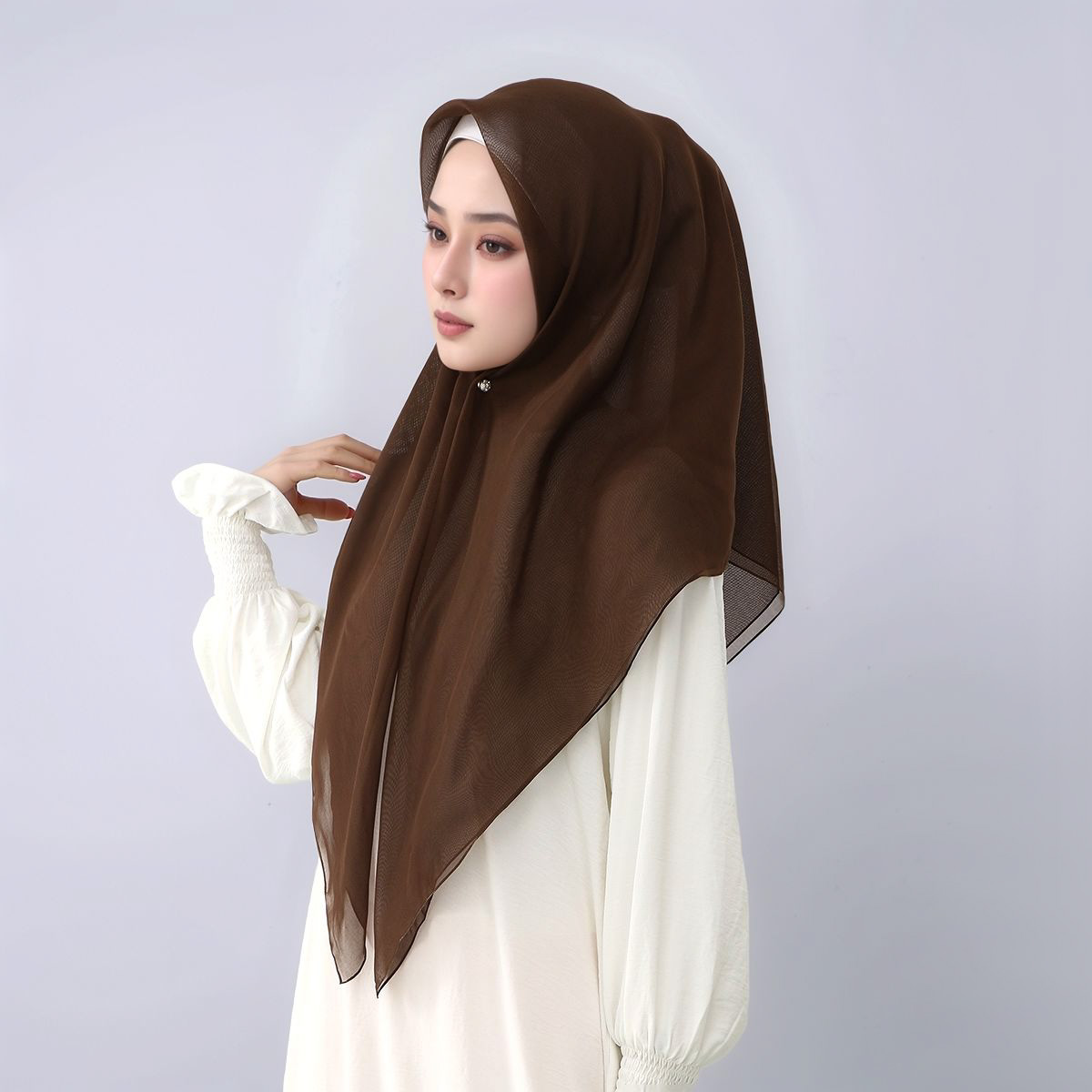 Ramazan 110cm Katı Viskoz Kare - Embroidery Hijab incelemesi ve fiyatı