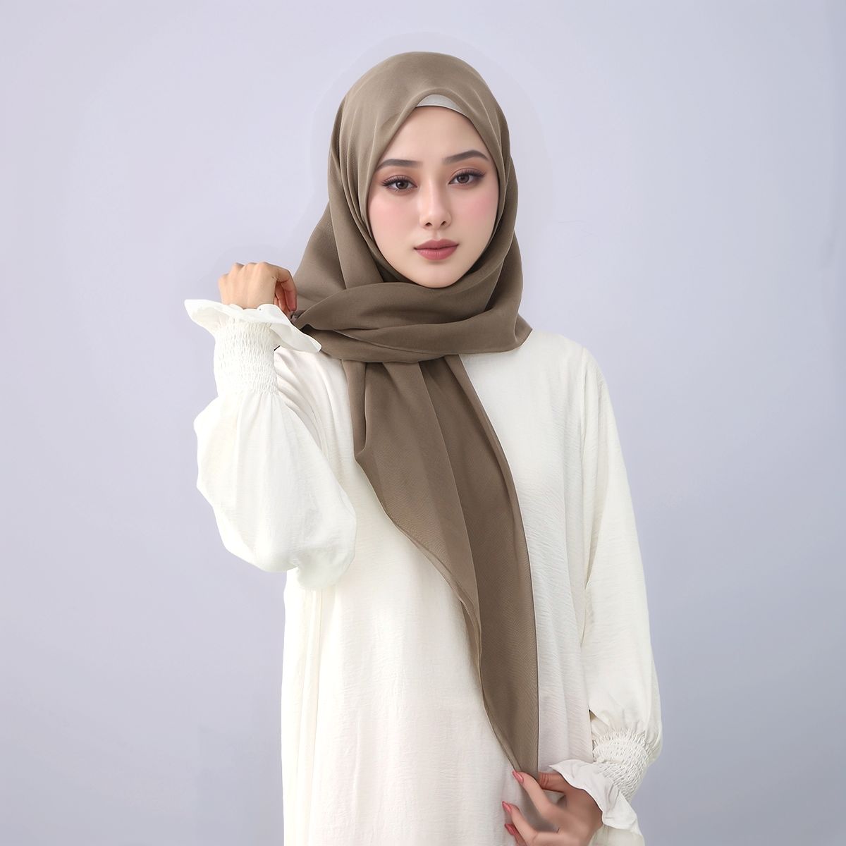 Ramazan 110cm Katı Viskoz Kare - Embroidery Hijab incelemesi ve fiyatı