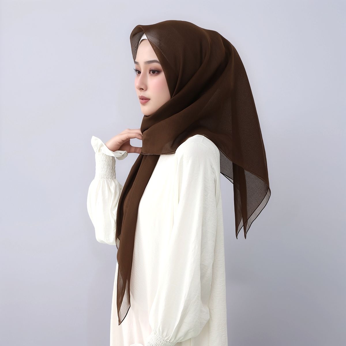 Ramazan 110cm Katı Viskoz Kare - Embroidery Hijab incelemesi ve fiyatı