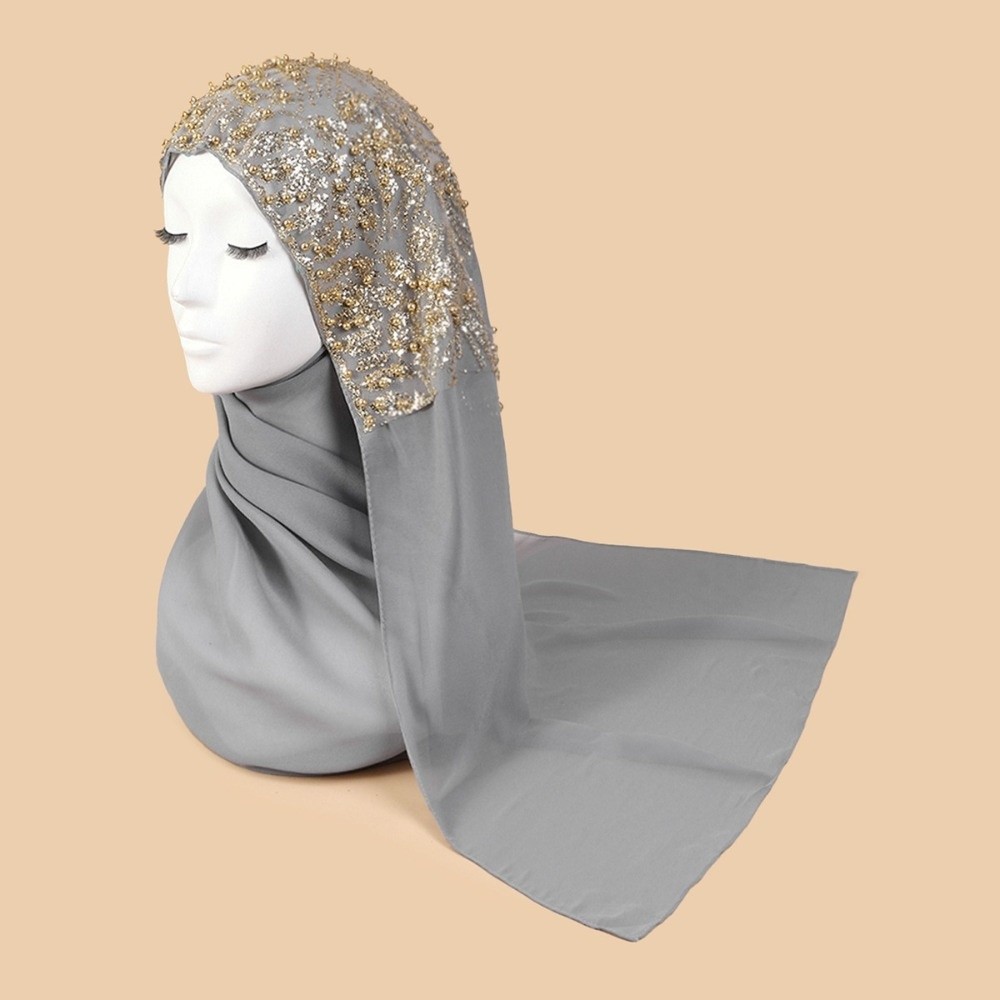 Moda İpek İnci Şifon Başörtüsü - Embroidery Hijab incelemesi ve fiyatı